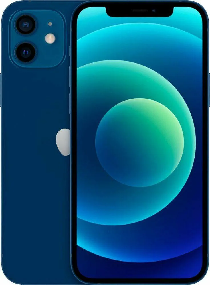 Apple Apple iPhone 12 A2172 128GB Blue cell phones - unlocked — product photo