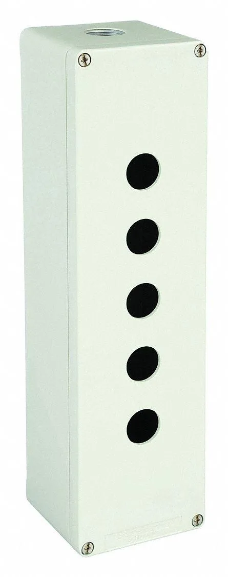 Schneider Electric Schneider Electric XAPG59505 pushbutton enclosure 12.2 in 5 holes NEMA 13 4 — product photo
