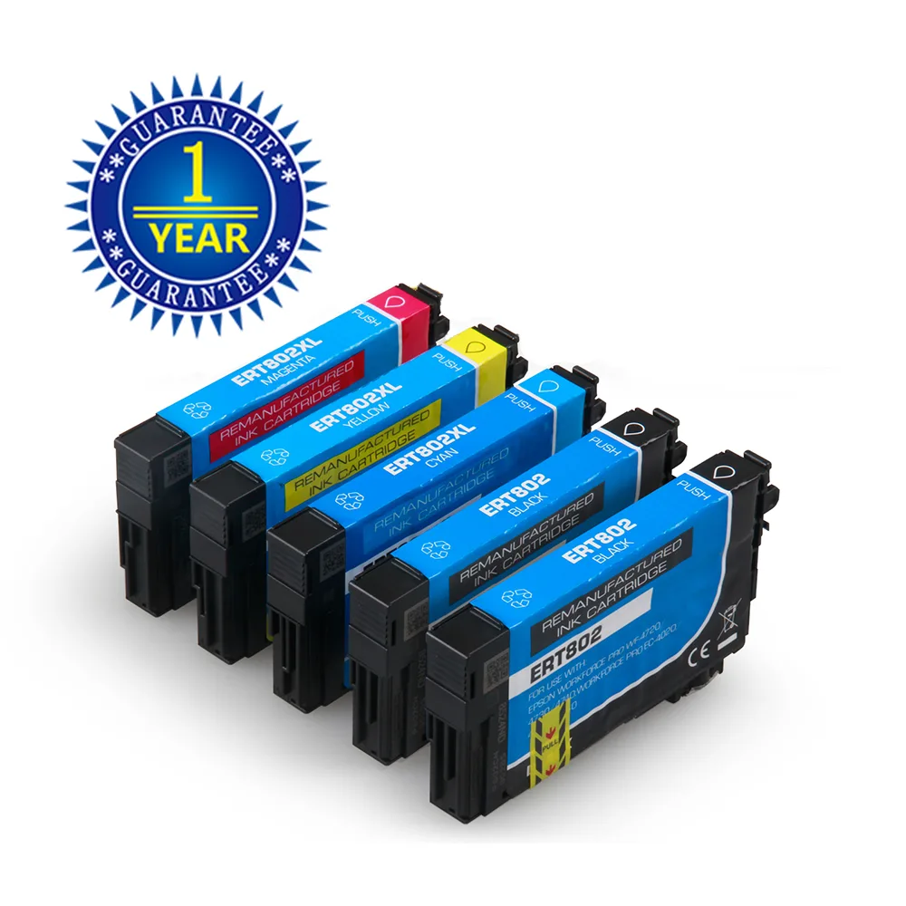 V4ink V4ink T802XL 5-pack ink cartridges 2KCMY — product photo
