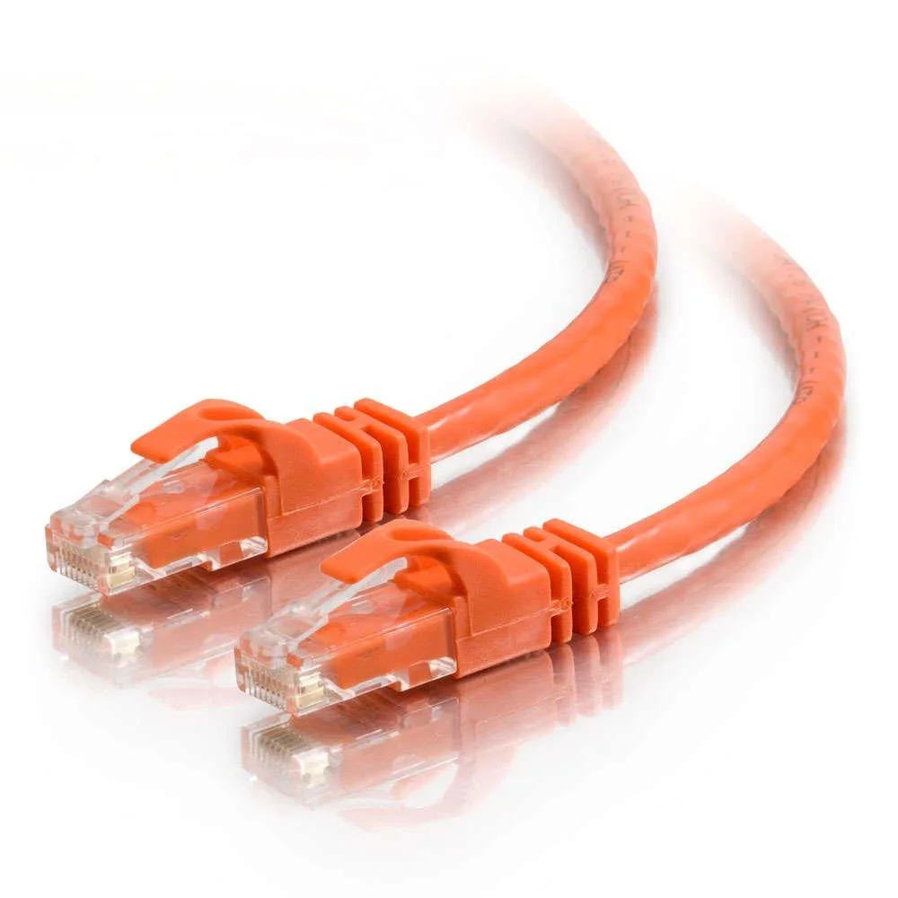  C2G 27895 Cat6 Snagless UTP Crossover Patch Cable Orange 25ft 7.62m — product photo