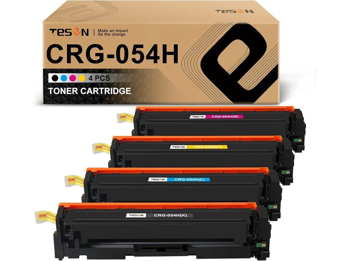 V4ink V4ink TESEN 054H Toner Cartridge 4-Pack Black Cyan Magenta Yellow — product photo