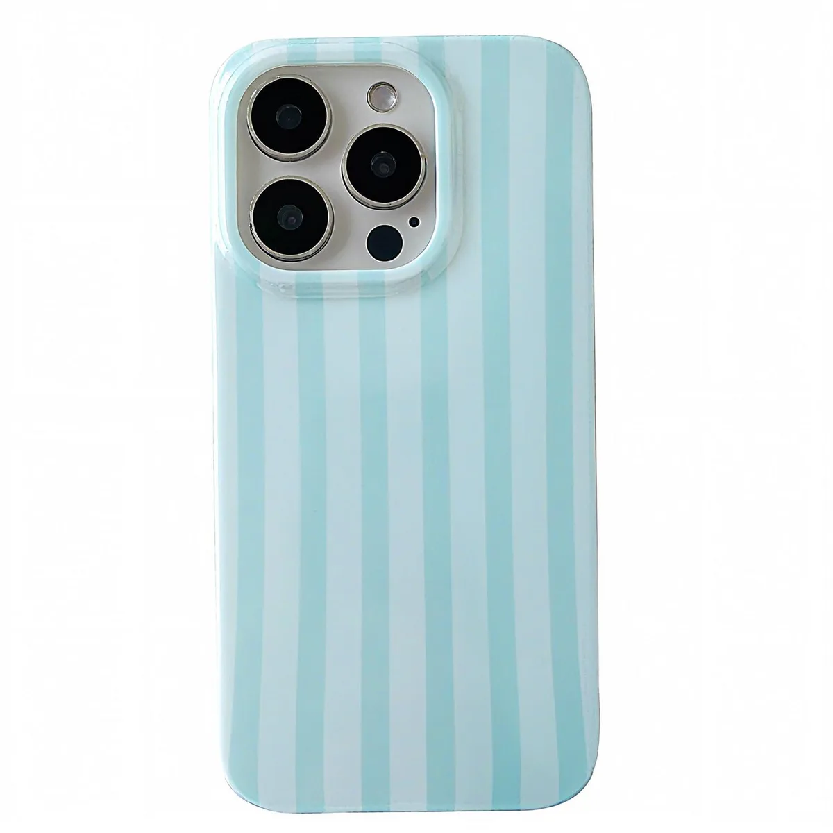  ZTOFERA 16-3700398_XY-182 iPhone 15 Case Light Blue Vertical Stripe TPU — product photo