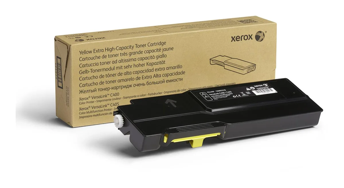 Yellow toner cartridge for Xerox VersaLink C400 and C405 printers