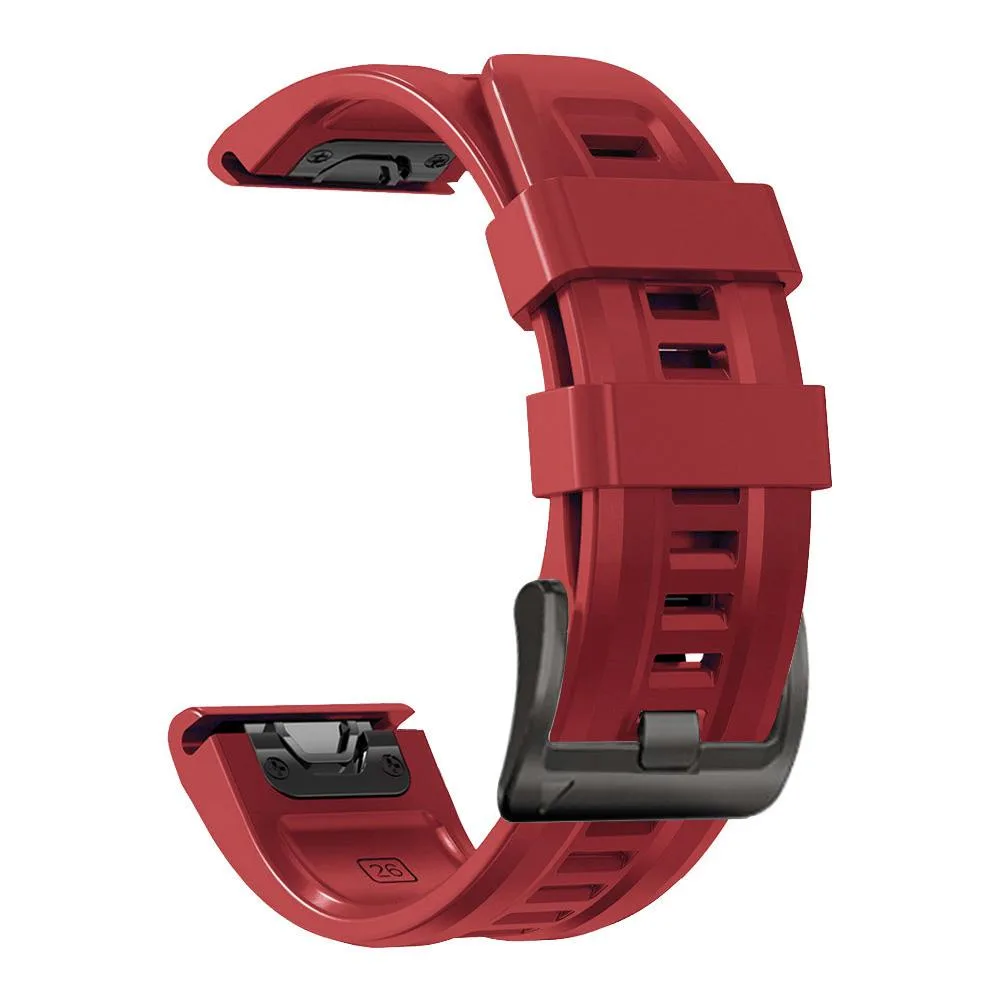 eForChina eForChina 26mm Silicone Sport Watch Band Red — product photo