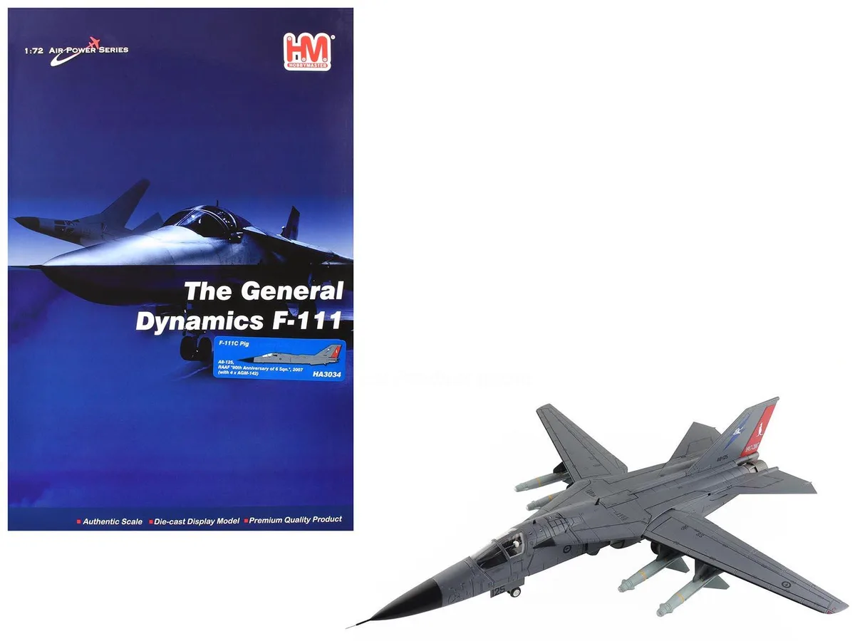Hobby Master Hobby Master F-111C Pig 90th Anniversary RAAF 1/72 Diecast — product photo