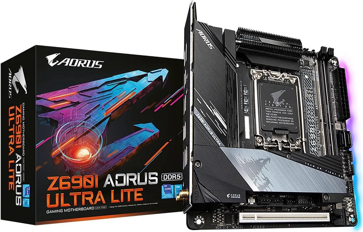 GIGABYTE GIGABYTE Z690I AORUS ULTRA LITE Intel motherboard — product photo
