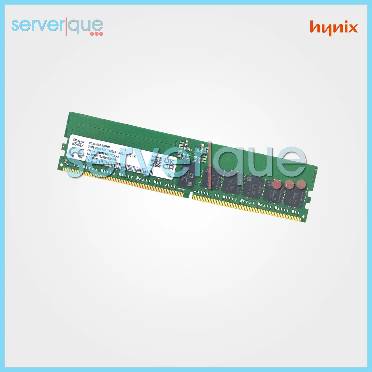 SK hynix SK hynix HMCG88AEBRA107N 32GB DDR5 4800 ECC Reg 2Rx8 server RAM — product photo