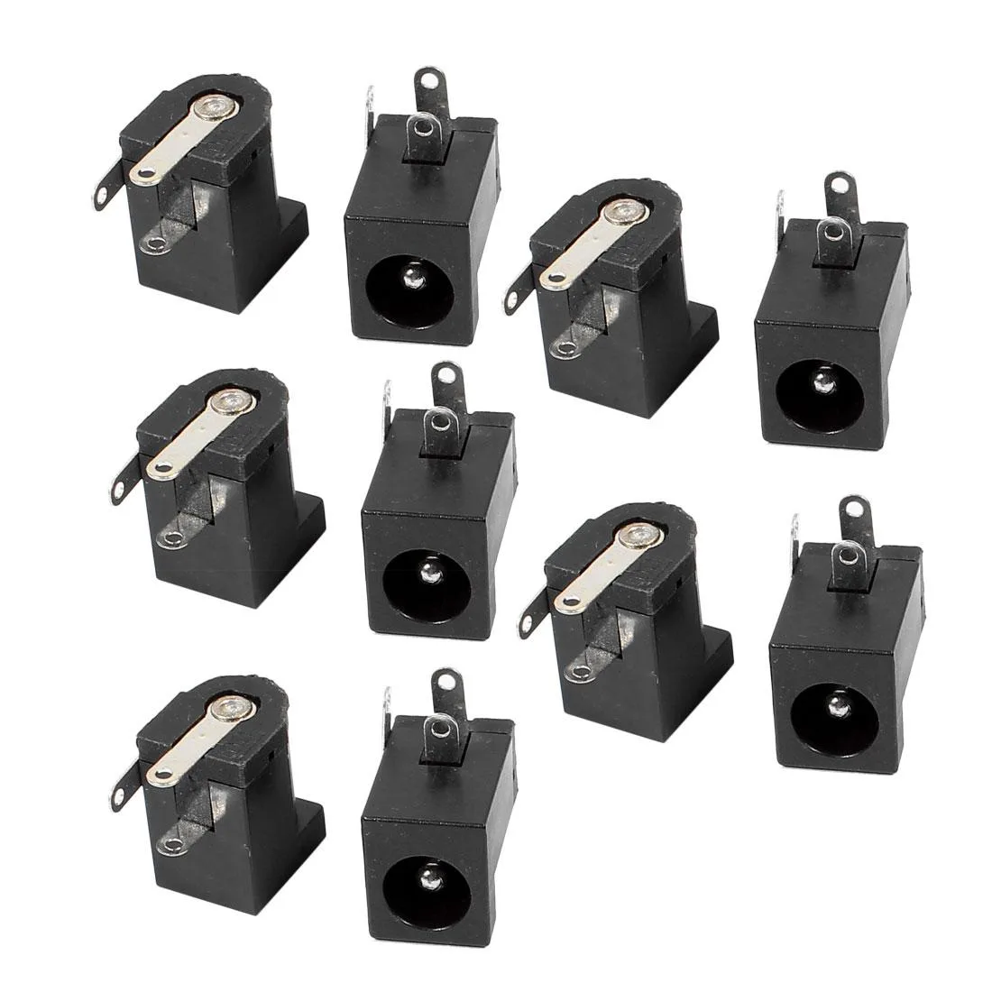 Unique-Bargains Unique-Bargains 10pcs 3 Pin 5.5x2.5mm DC Power Jack Socket — product photo