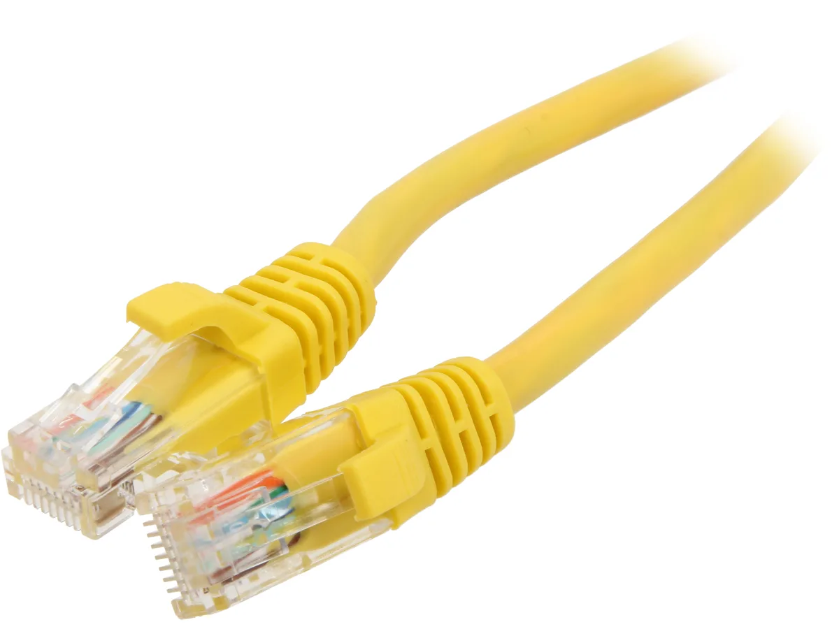 Cables To Go Cables To Go 15210 Cat5e network ethernet cable 14 ft 4.26 m Yellow — product photo