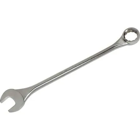 Gray Tools 57 mm 12-point combination wrench, satin chrome finish