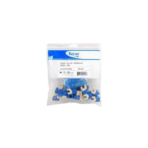 ICC ICC Cat 5e HD Modular Connector Blue 25 Pack — product photo