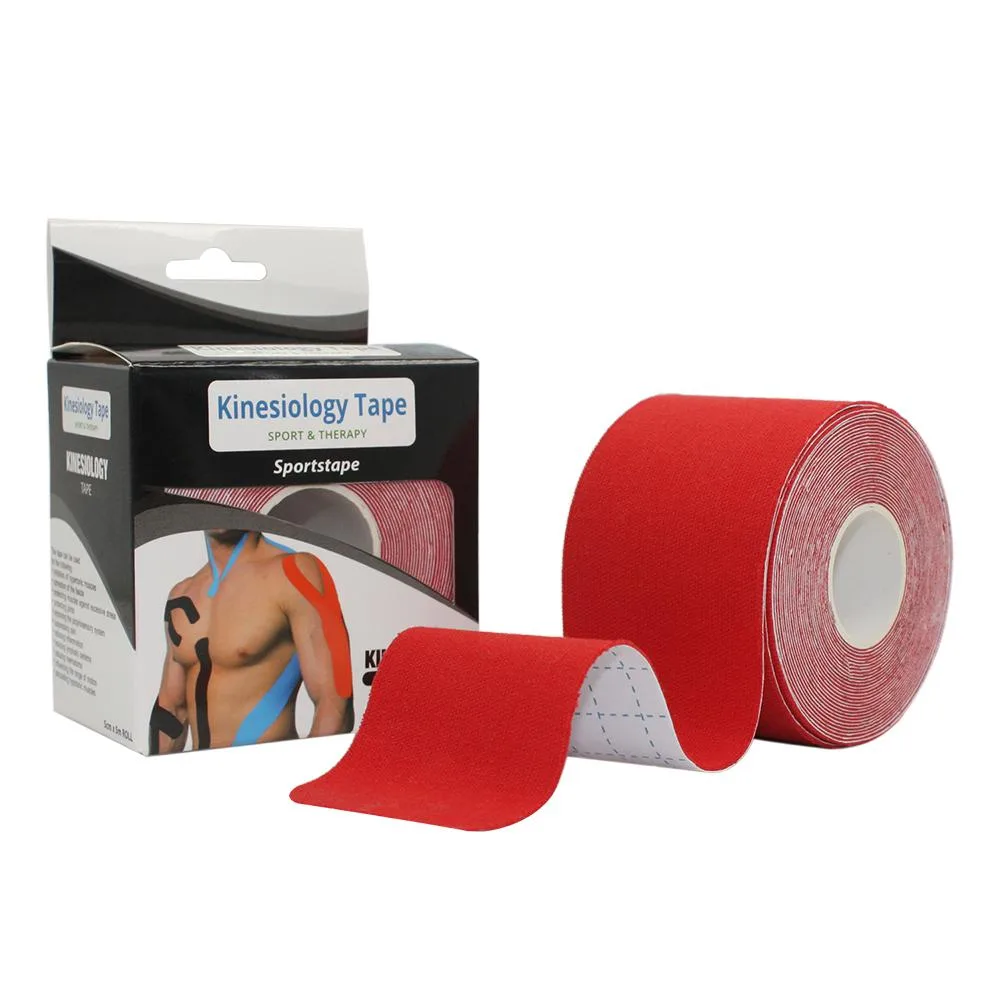 COMOmed COMOmed Kinesiology Tape Red 2 in x 16.5 ft Water Resistant Latex Free — product photo