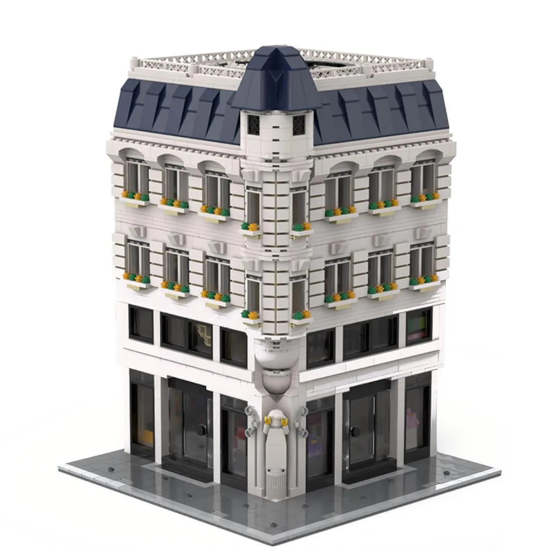 ZITIANYOUBUILD ZITIANYOUBUILD MOC-70732 Boutique Street Views 2275PCS Educational Building Set — product photo