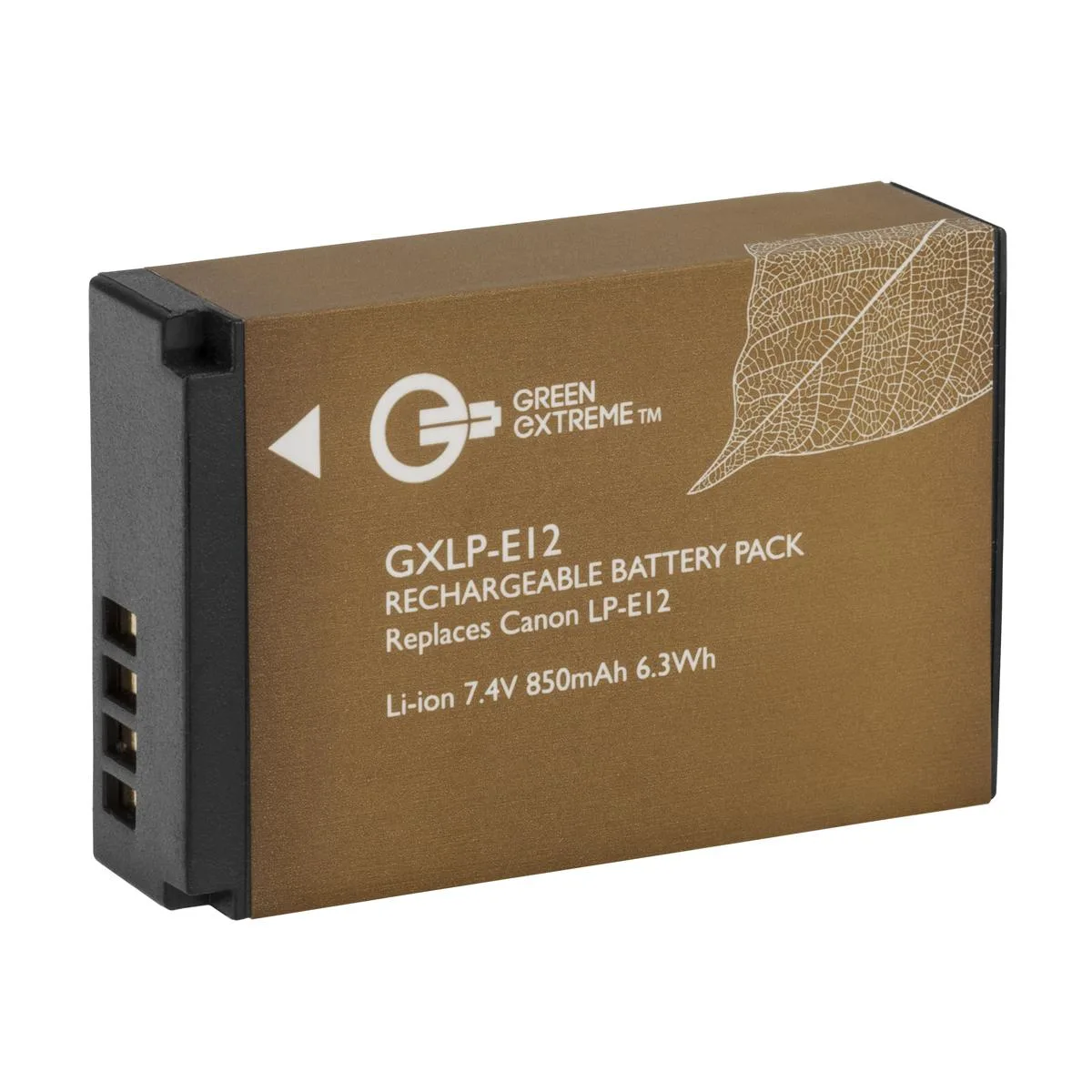 Green Extreme Battery Green Extreme Battery LP-E12 7.4V 850mAh camera accessory — product photo
