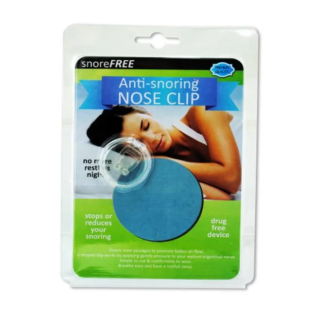 Bulk Buys Bulk Buys UU682-12 Anti-Snoring Nose Clip 12 Pack home health care — product photo