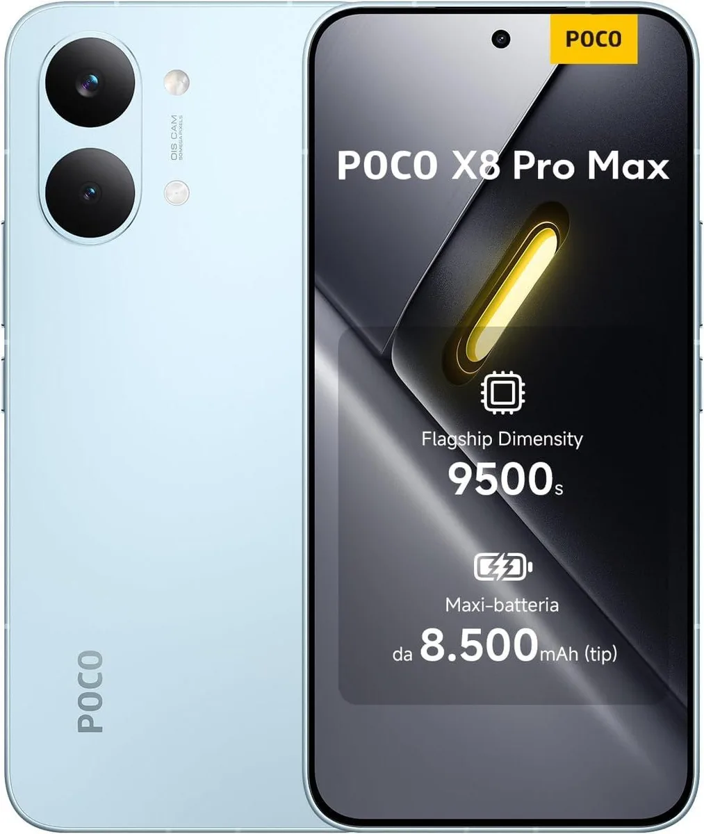 Redmi Redmi Poco X8 pro MAX 512GB 12GB Blue 2602BPC18G cell phones - unlocked — product photo