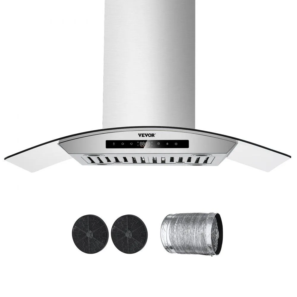 VEVOR VEVOR 30 inch Ceiling Mount Range Hood 800 CFM Stainless Steel — product photo