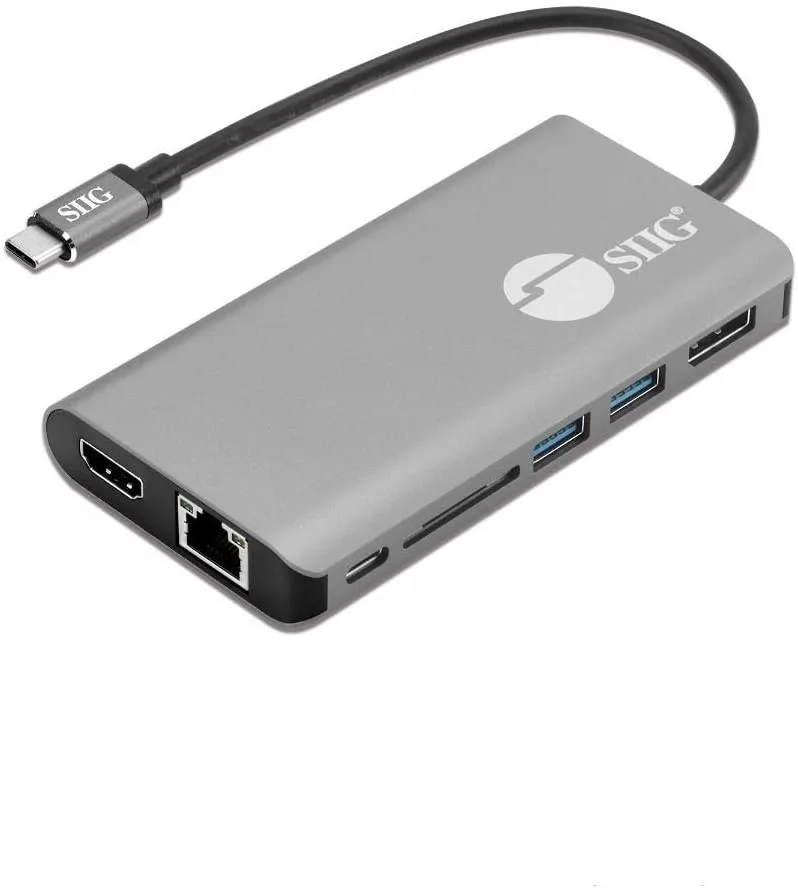 SIIG, Inc SIIG, Inc USB-C MST Dual Display Docking Station JU-DK0F11-S1 — product photo