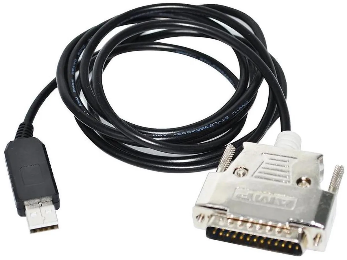 Vszerda Vszerda FTDI FT232RL USB to DB25 Male Serial Adapter Cable 1.8m — product photo