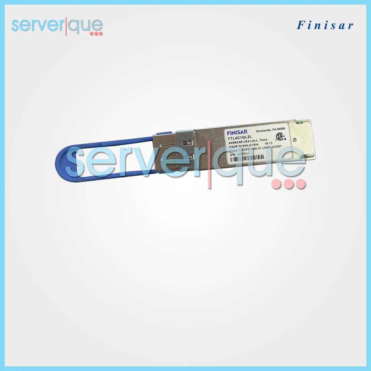 Finisar Corporation Finisar Corporation FTL4C1QL2L 40GBase-LR4 Gen 2 Lite QSFP+ 2km Optical Transceiver Module — product photo