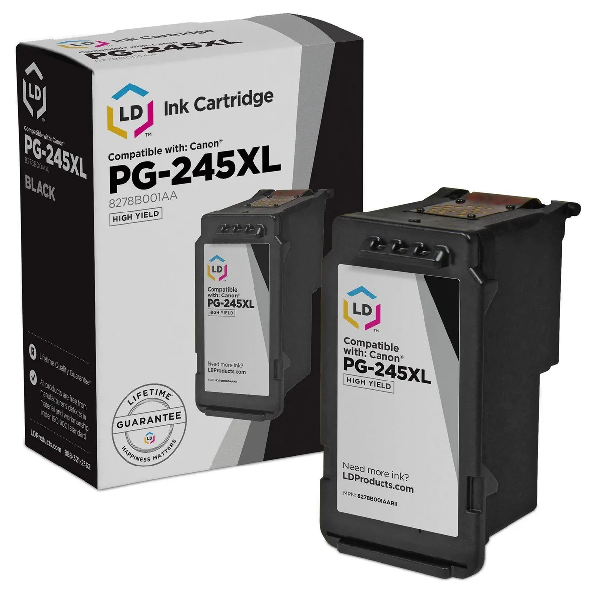 LD Products LD Products PG-245XL High Yield Black Ink Cartridge 300 Pages — product photo