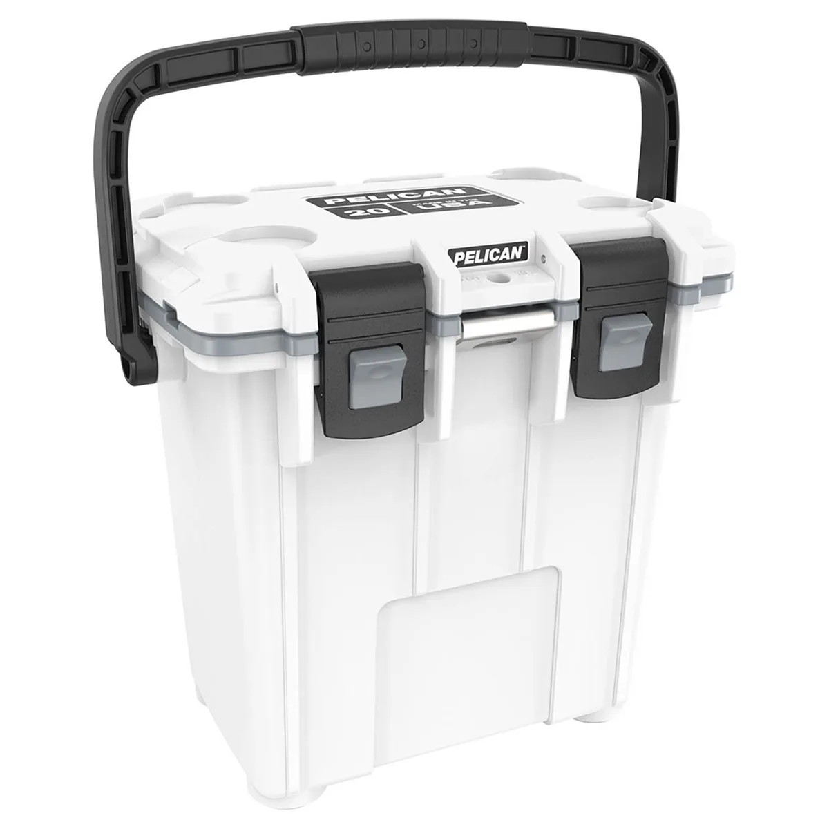 Pelican Products, Inc. Pelican 20QT Elite Cooler White/Gray #20Q-1-WHTGRY — product photo