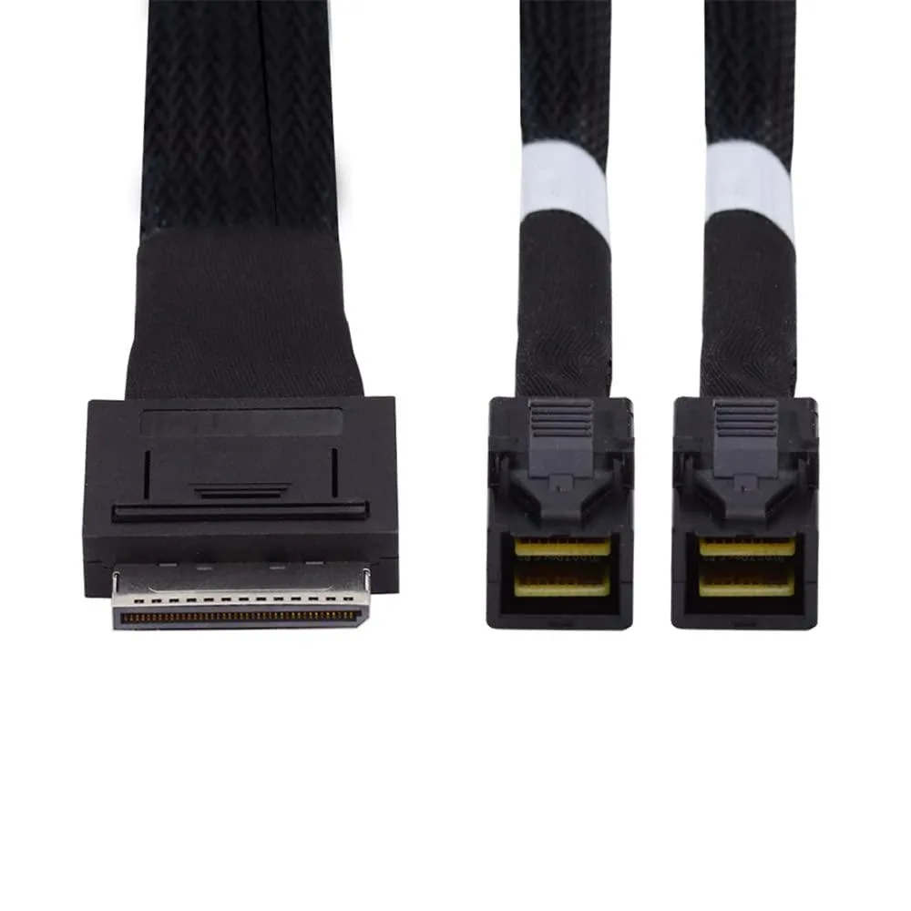 LORDWORLD LORDWORLD OCuLink SFF-8611 8x to Dual SFF-8643 4x 50cm Active Cable — product photo