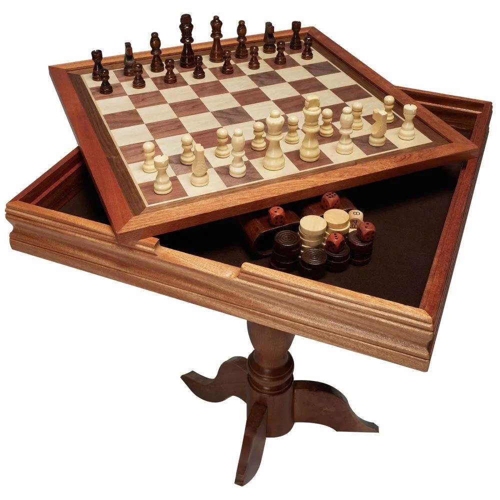 VEVOR VEVOR 3-in-1 Chess Checkers Backgammon Table 18 inch — product photo