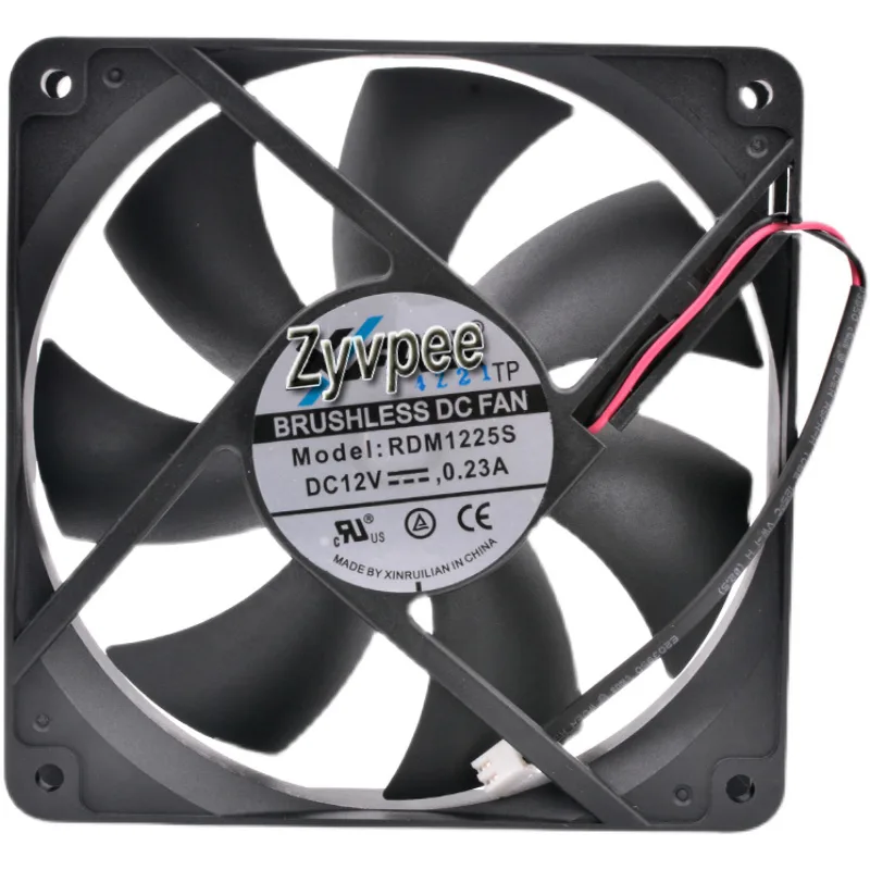 Zyvpee Zyvpee RDM1225S 120mm 25mm 12V .23A 2-pin sleeve case fan — product photo