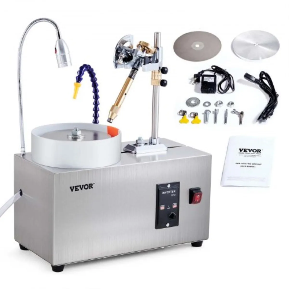 VEVOR VEVOR KD-8801 Gem Faceting Machine 180W 0-2980rpm 96-Gear Manipulator — product photo