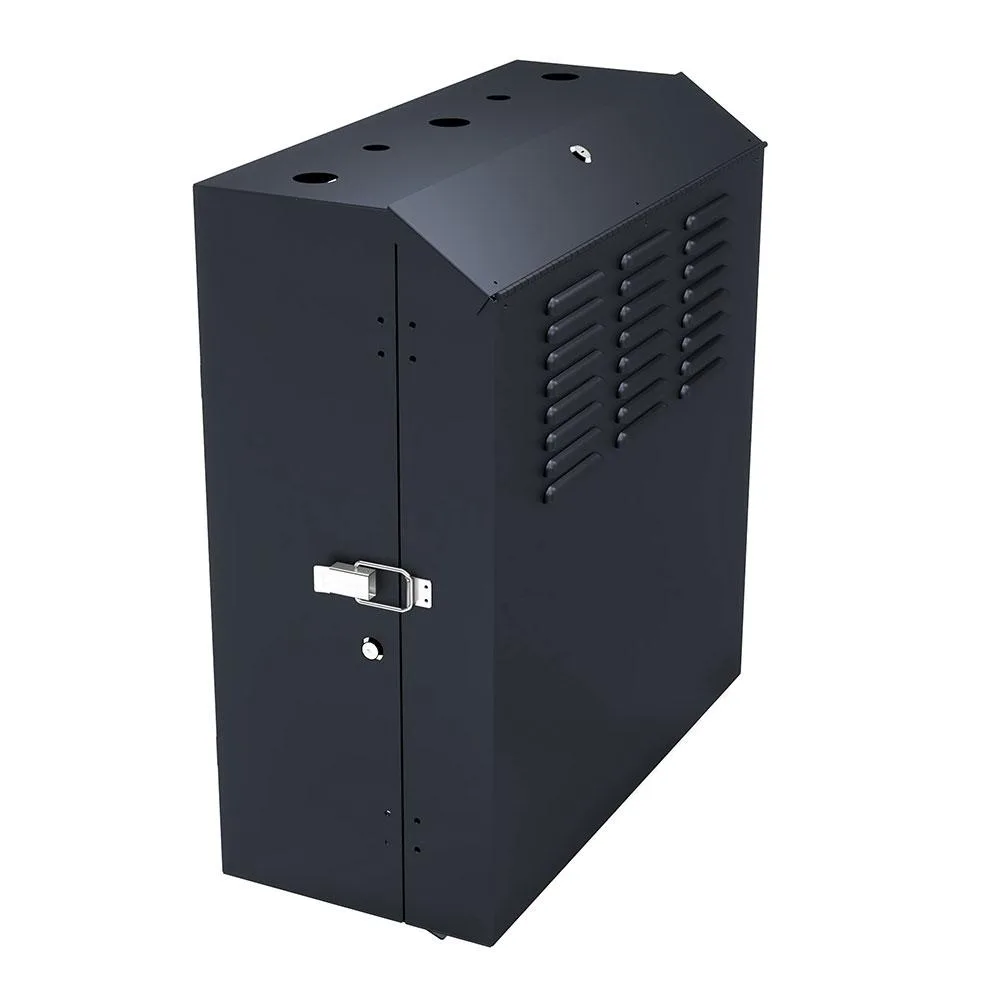 NavePoint NavePoint 6U Vertical Wall Mount Enclosure Black RAL9005 16.7-19.6in Switch Depth — product photo