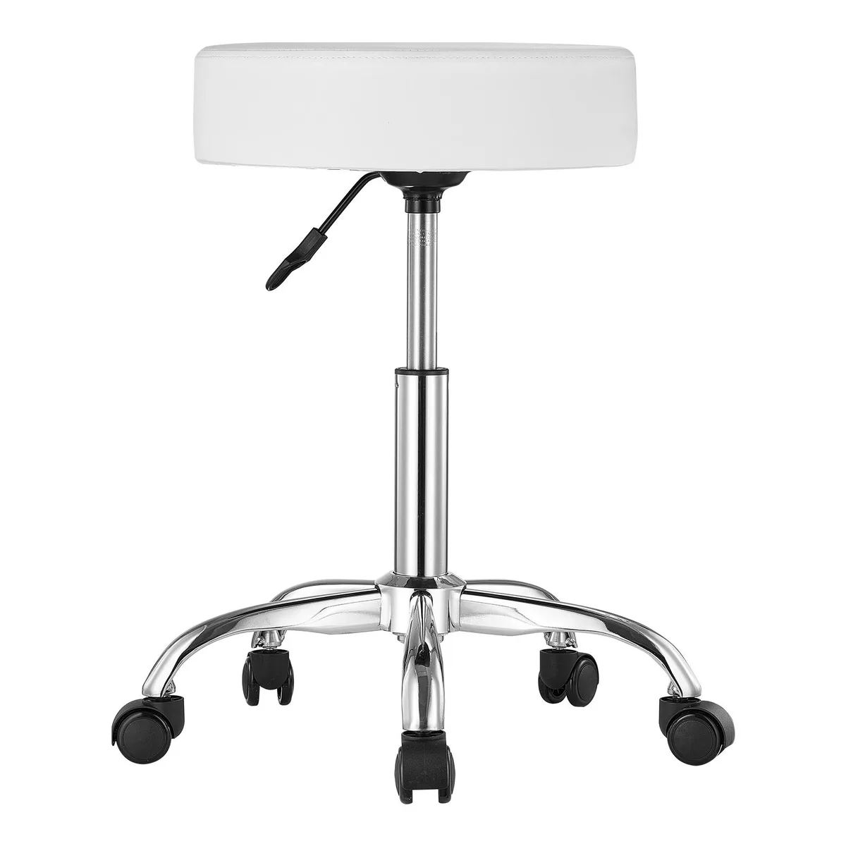 VEVOR VEVOR MST001-W Rolling Stool White 450 lbs 21.7-28.0 in — product photo