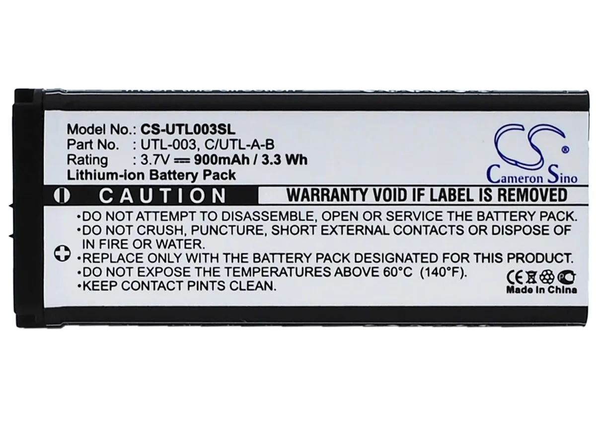 Cameron Sino Battery for Nintendo DS XL DSi LL UTL-001 900mAh 3.7V — product photo