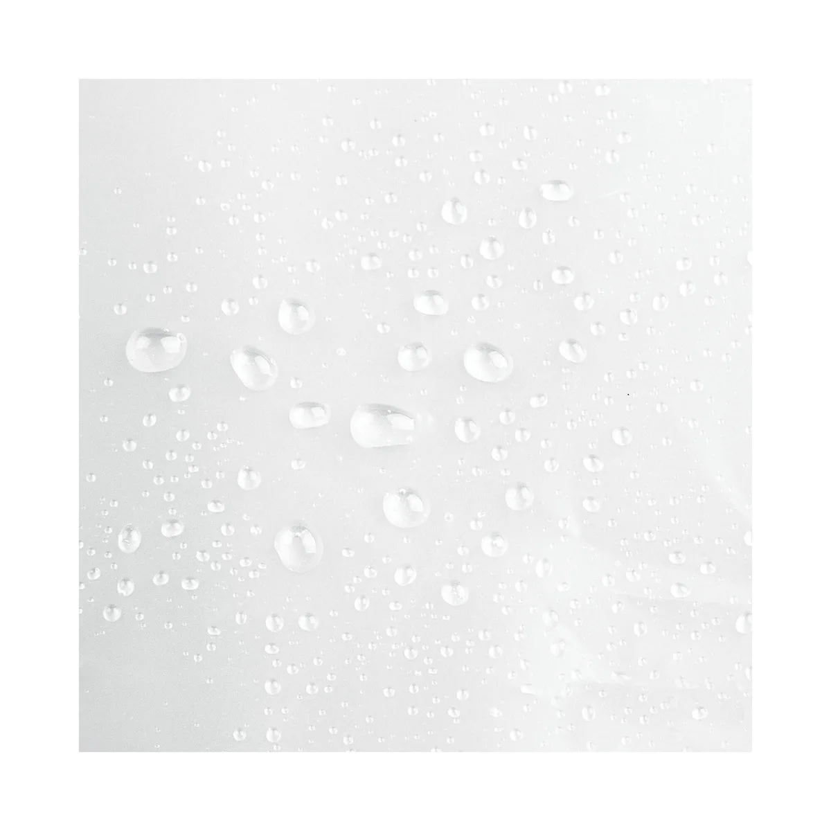Clear PEVA shower curtain liner 72 by 70 inches with 12 reinforced buttonholes