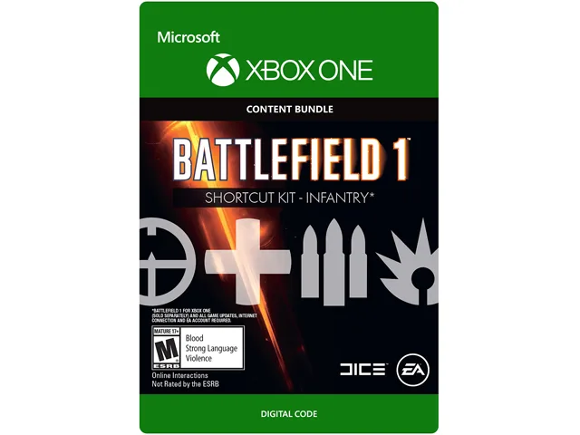 Electronic Arts Electronic Arts 7D4-00159 Battlefield 1 Shortcut Kit Infantry Bundle downloadable game — product photo