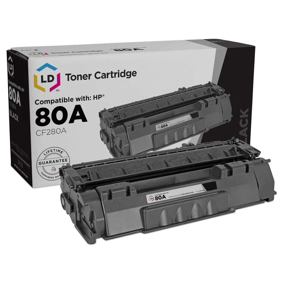 LD Products LD Products HP 80A CF280A Standard Yield Toner Cartridge Black Single-Pack — product photo