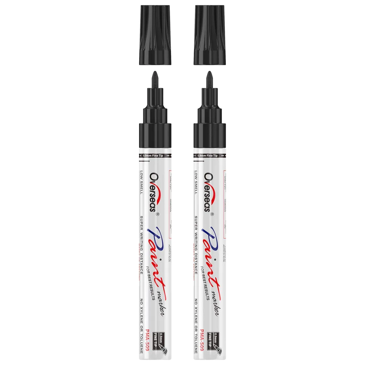  Overseas Oil-Based Fine Tip Paint Marker 2 Pack Black 0.9mm — product photo