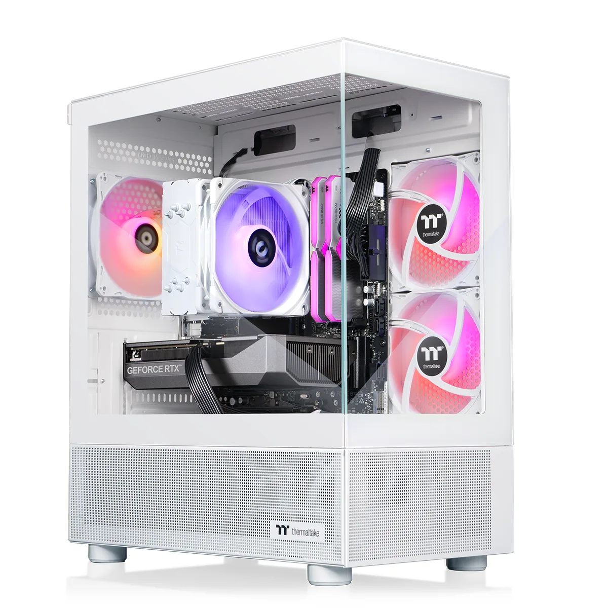 Thermaltake Thermaltake N17S-B550-350-LCS desktop PC Ryzen 7 5700 RTX 3050 16GB DDR4 1TB NVMe — product photo