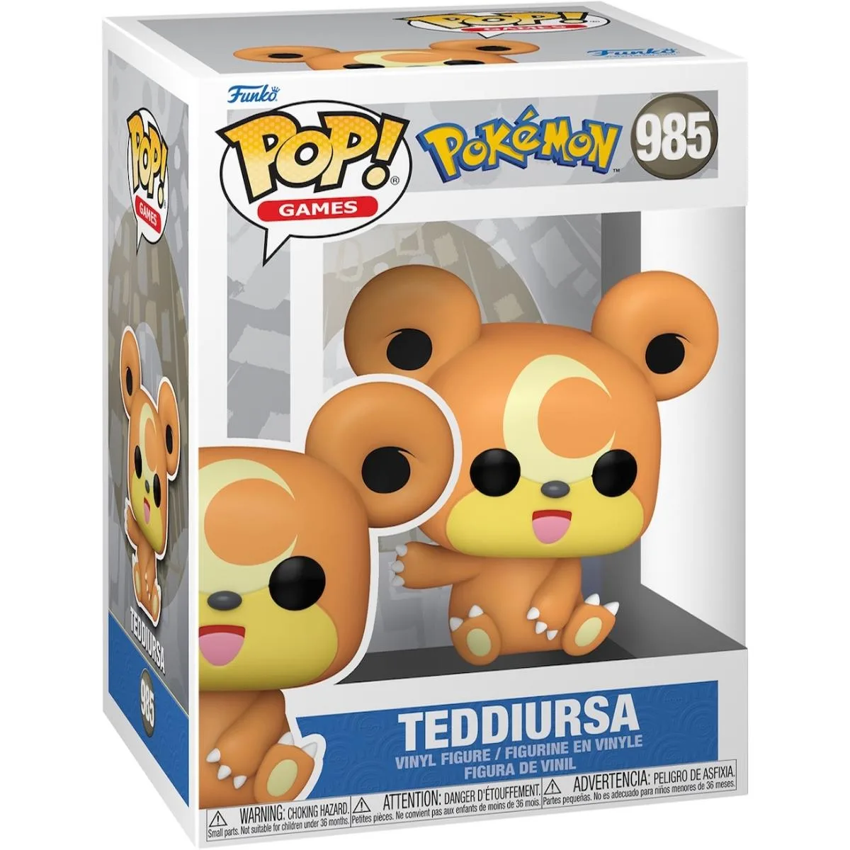 Funko Funko Pop! Games Pokémon Teddiursa #985 Collectible — product photo
