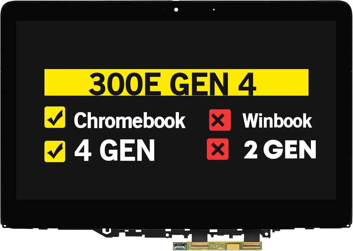 NUOLAISUN NUOLAISUN 11.6" LCD Assembly Lenovo Yoga Chromebook 300E Gen 4 HD 1366x768 Touch — product photo