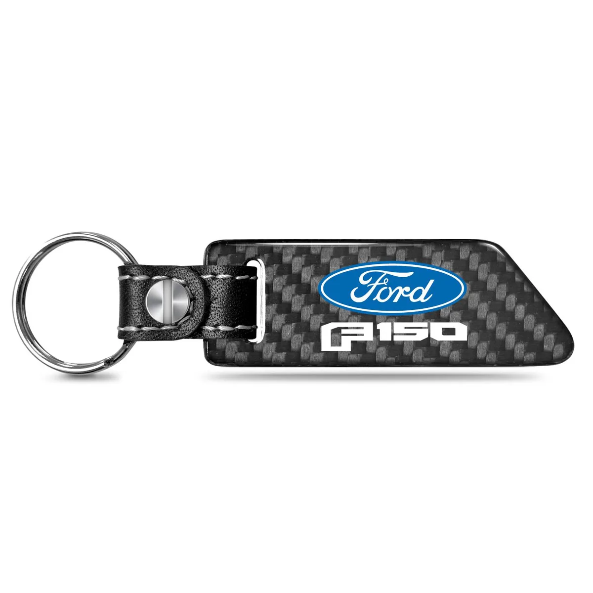 iPick Image, LLC iPick Image, LLC Ford F-150 2015+ Carbon Fiber Leather Key Chain — product photo