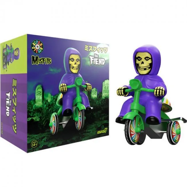 Super7 Super7 Misfits Super Cycles Fiend Purple Green Trike ST-MISF-09722 action figure — product photo