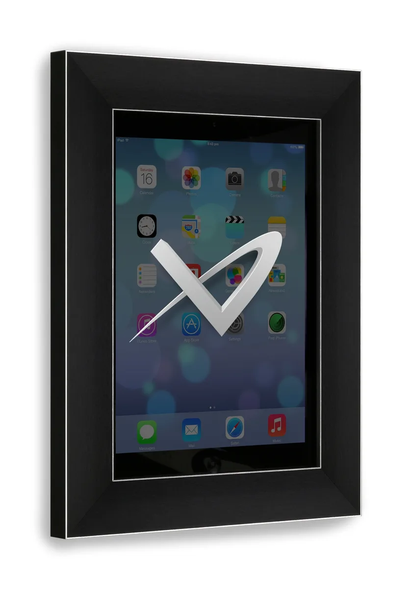 Vidabox Vidabox VidaMount iPad 2 / 3 / 4 On Wall Metal Frame - Black Metalline — product photo