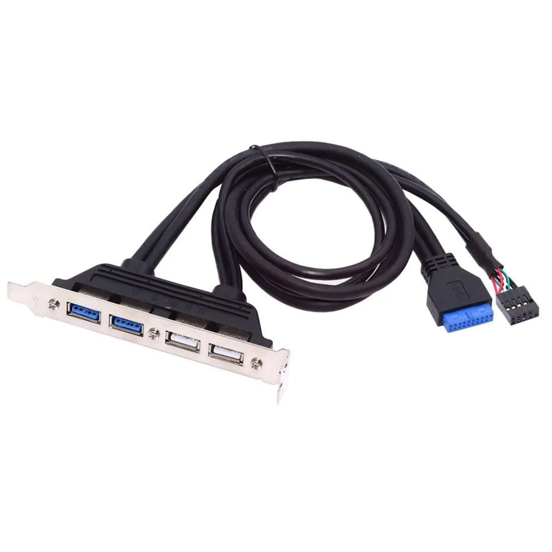 LORDWORLD LORDWORLD USB 2.0/3.0 Front Panel to Rear Bracket Cable 0.5m 12cm — product photo