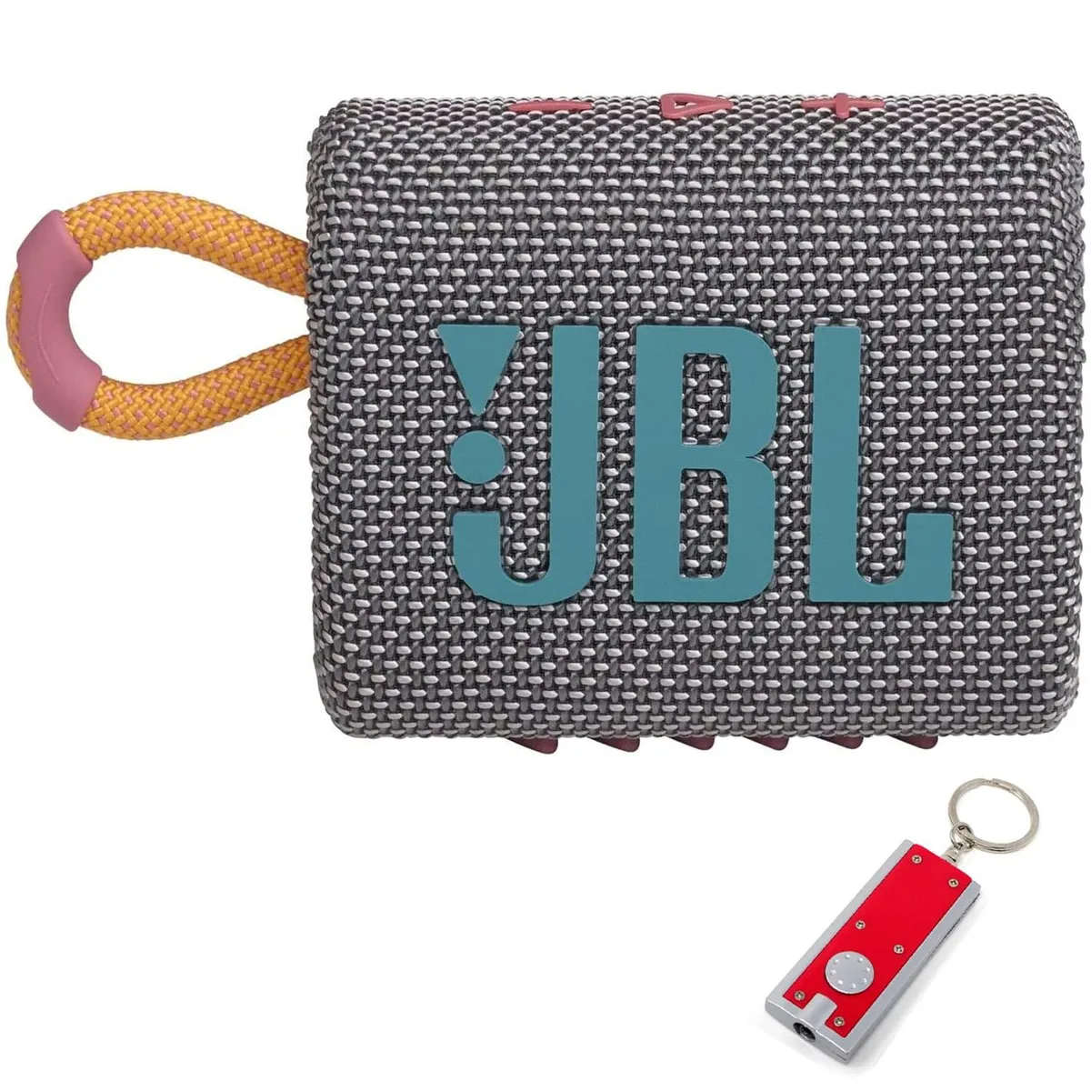 JBL Go 3 Portable Bluetooth Speaker Gray IP67 6.06x4.37x2.8 in — product photo