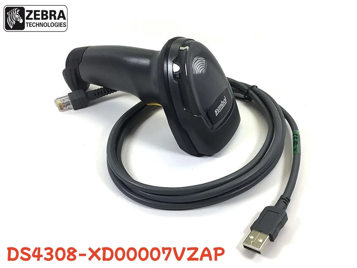 J&amp;P J&amp;P DS4308-XD 2D Barcode Scanner with USB Cable — product photo