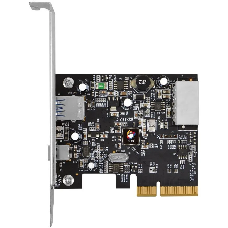 SIIG, Inc SIIG, Inc JU-P20A12-S1 USB 3.1 2-Port PCIe Host Adapter tablet accessory — product photo