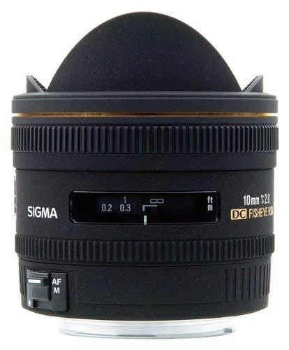 SIGMA SIGMA 10mm f/2.8 EX DC HSM Fisheye Lens — product photo