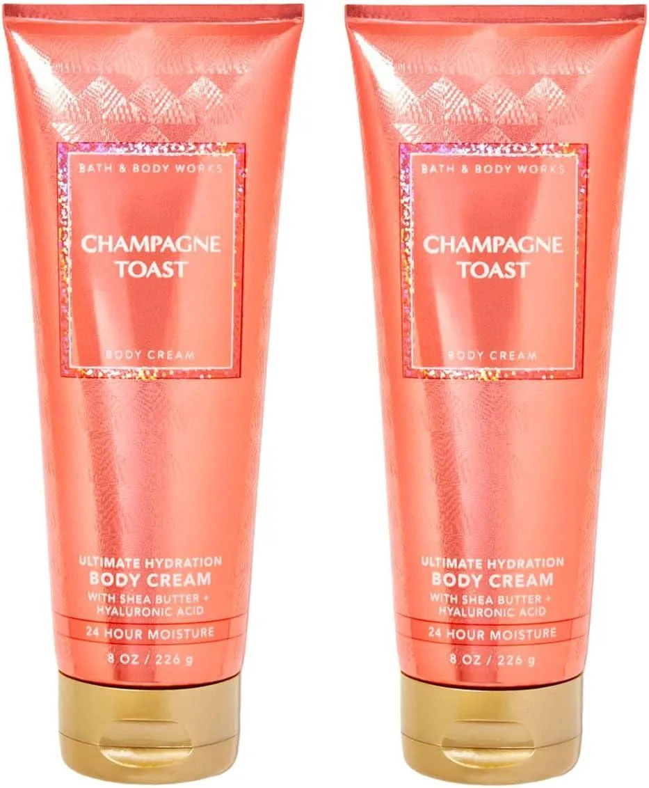 Bath &amp; Body Works Bath &amp; Body Works Champagne Toast Body Cream 8 oz 2 Pack — product photo