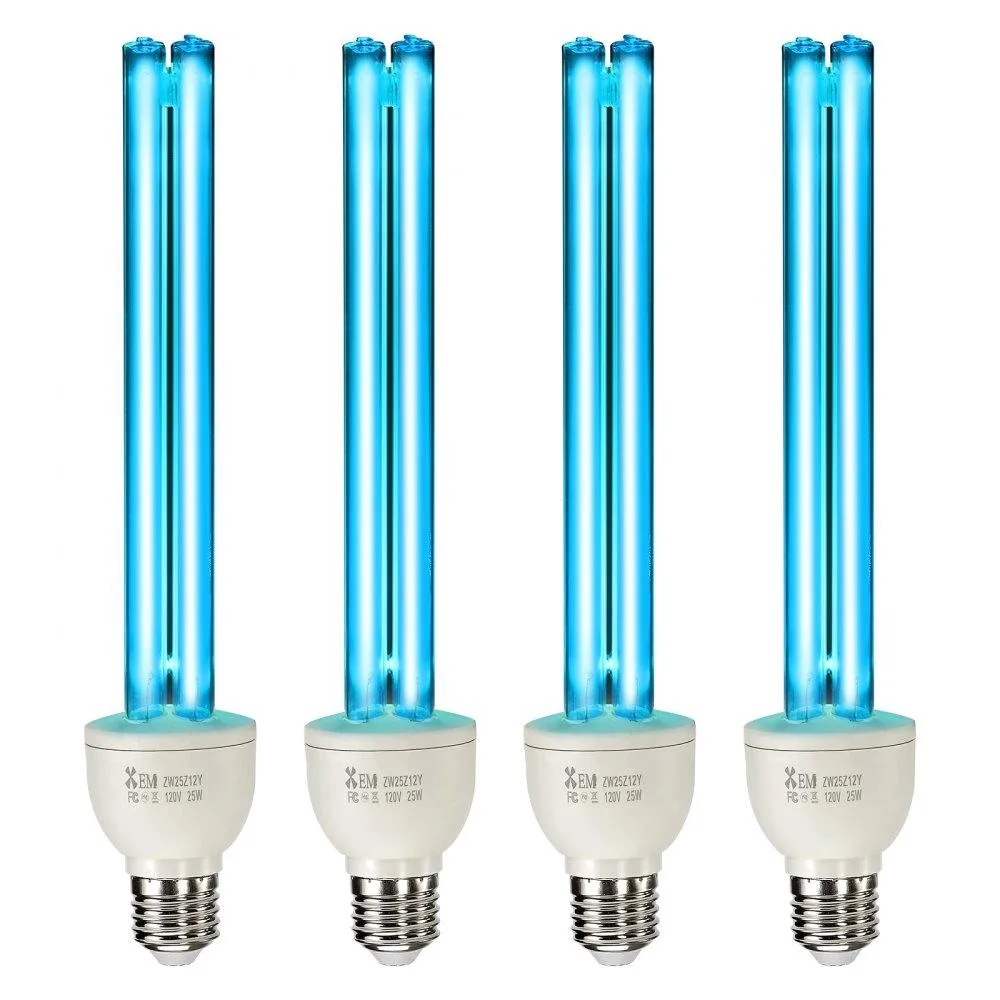 VEVOR VEVOR UV Light Bulb 4 Pack 25W 253.7nm+185nm E27 — product photo